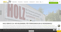 Desktop Screenshot of holz-service-24.de