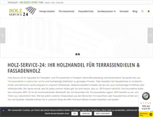 Tablet Screenshot of holz-service-24.de